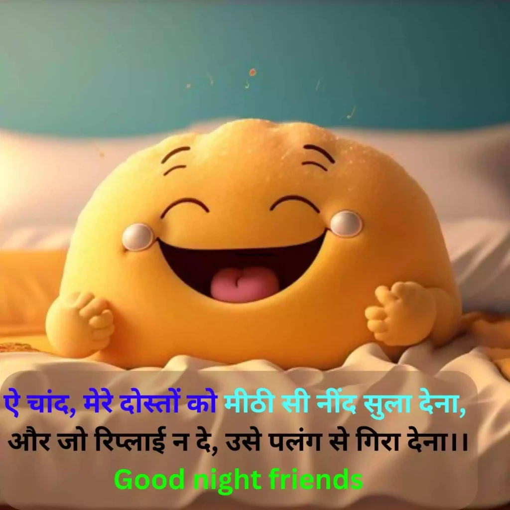 Good Night Funny Shayari