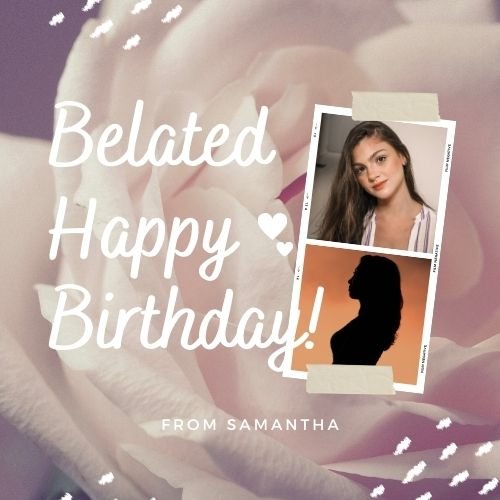 free belated birthday wishes images