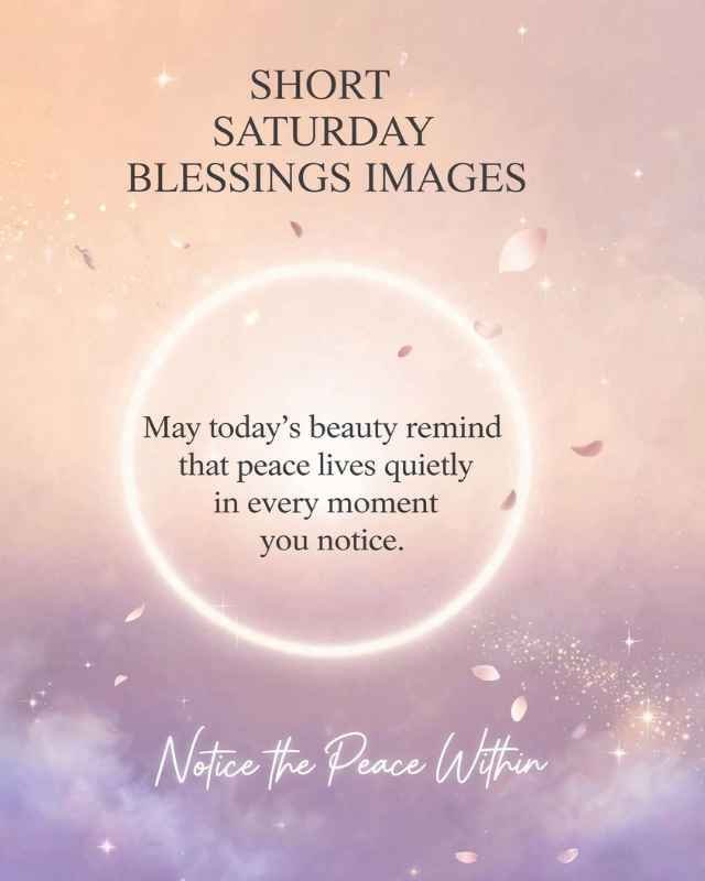 Saturday Blessings with Bible Verses